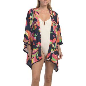 TRINA TURK multi Poolside Swirl Cover-up Tunic